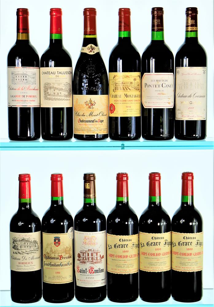 1995-2010 Mixed Case of Bordeaux & Rhone