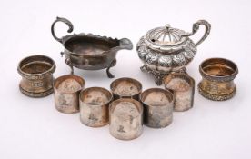 A COLLECTION OF SILVER ITEMS