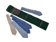 A COLLECTION OF SILK TIES