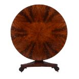 A WILLIAM IV MAHOGANY CENTRE TABLE