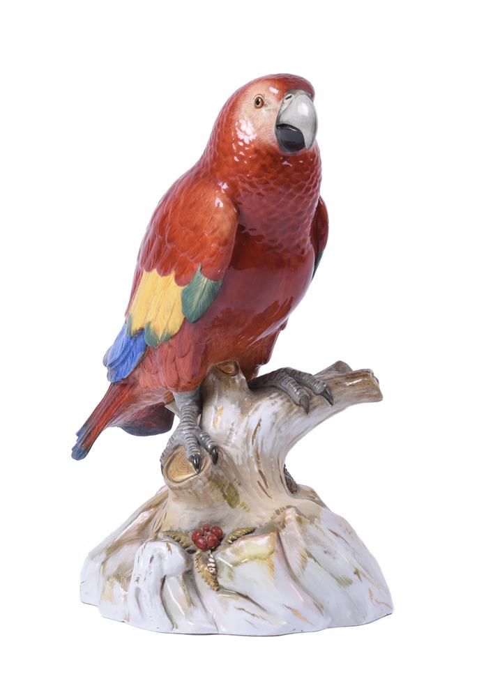 A MEISSEN MODEL OF A PARROT - Image 2 of 2