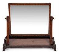 A REGENCY MAHOGANY DRESSING MIRROR, IN THE MANNER OF GILLOWS
