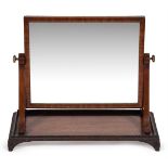 A REGENCY MAHOGANY DRESSING MIRROR, IN THE MANNER OF GILLOWS