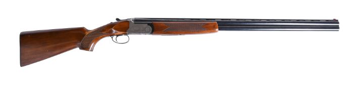 A BETTINSOLI ARMI GARDONE V.T. ITALY 3INCH CHAMBERED OVER AND UNDER 12 BORE WILDFOWLING SHOTGUN