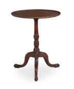 A MAHOGANY TRIPOD TABLE IN GEORGE III STYLE
