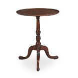 A MAHOGANY TRIPOD TABLE IN GEORGE III STYLE