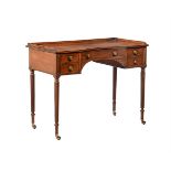 A REGENCY MAHOGANY DRESSING TABLE