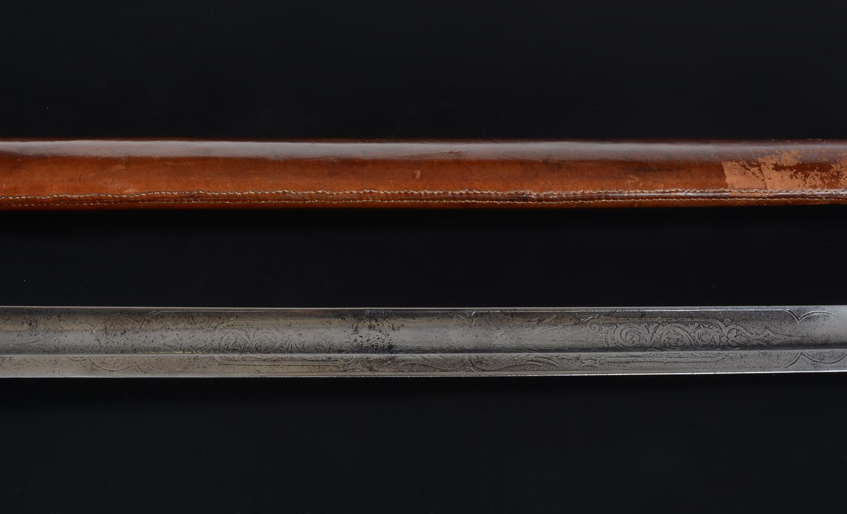 AN OFFICER'S 1821 PATTERN ARTILLERY ISSUE SWORD FOR THE CINQUE PORTS ARTILLERY VOLUNTEERS BY OLLIVIE - Image 3 of 5