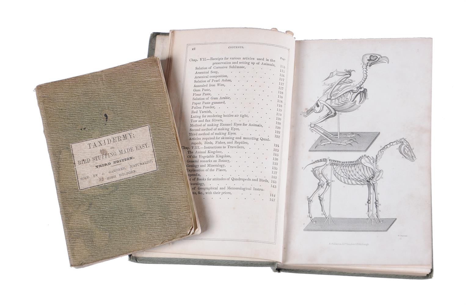 Ɵ TWO BOOKS ON TAXIDERMY