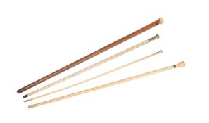 Y FOUR WALKING STICKS AND CANES