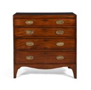 Y A REGENCY MAHOGANY CHEST OF DRAWERS