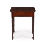 A REGENCY MAHOGANY SIDE TABLE