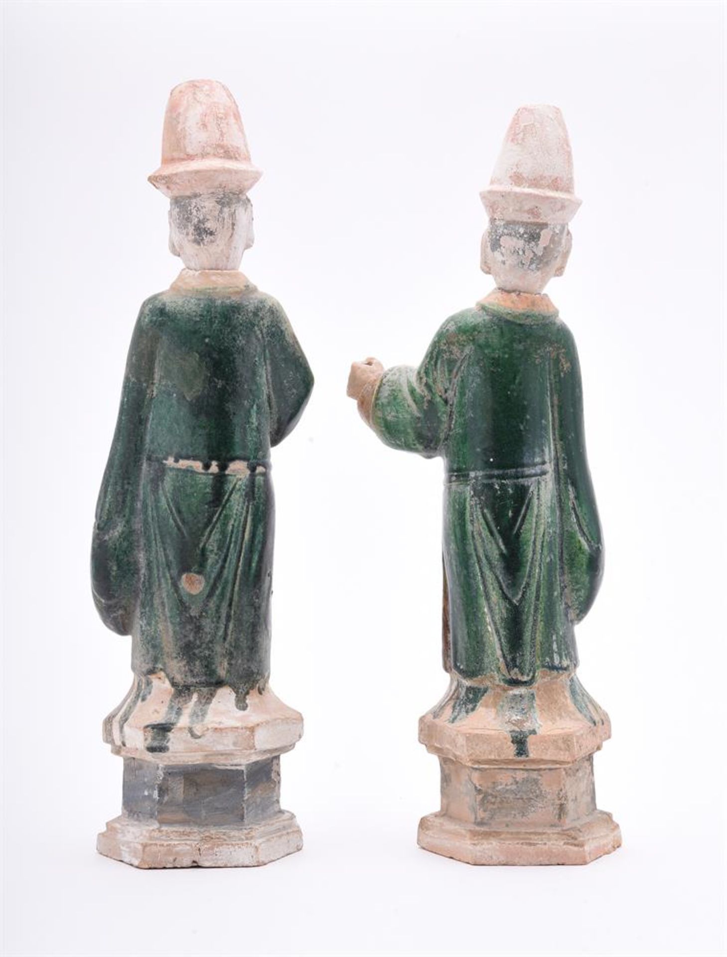 TWO TANG STYLE POTTERY GUARDIAN FIGURES - Image 6 of 9