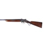 A W.W. GREENER, BIRMINGHAM G.P. SINGLE BARREL 12 BORE SHOTGUN WITH MARTINI ACTION