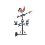 A PAINTED METAL WEATHERVANE