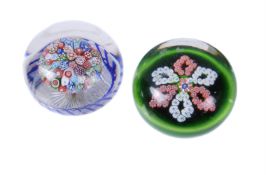 TWO BACCARAT PAPERWEIGHTS