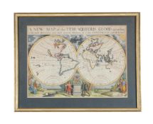 THE WORLD, BURGHERS (MICHAEL), A NEW MAP OF THE TERRAQUEOUS GLOBE