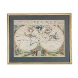 THE WORLD, BURGHERS (MICHAEL), A NEW MAP OF THE TERRAQUEOUS GLOBE