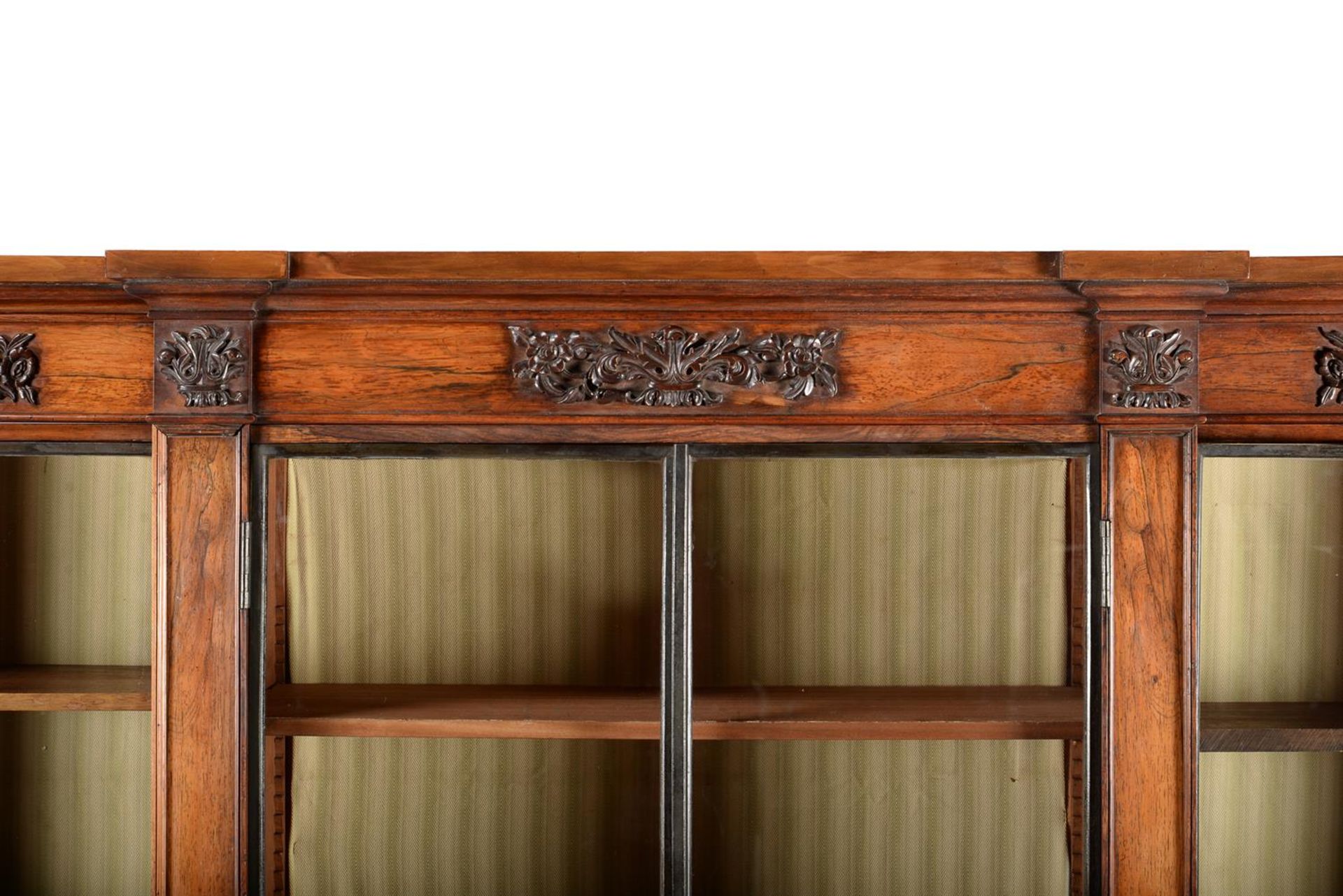 Y A ROSEWOOD SIDE CABINET BOOKCASE - Image 3 of 3