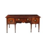 A GEORGE III MAHOGANY SIDEBOARD