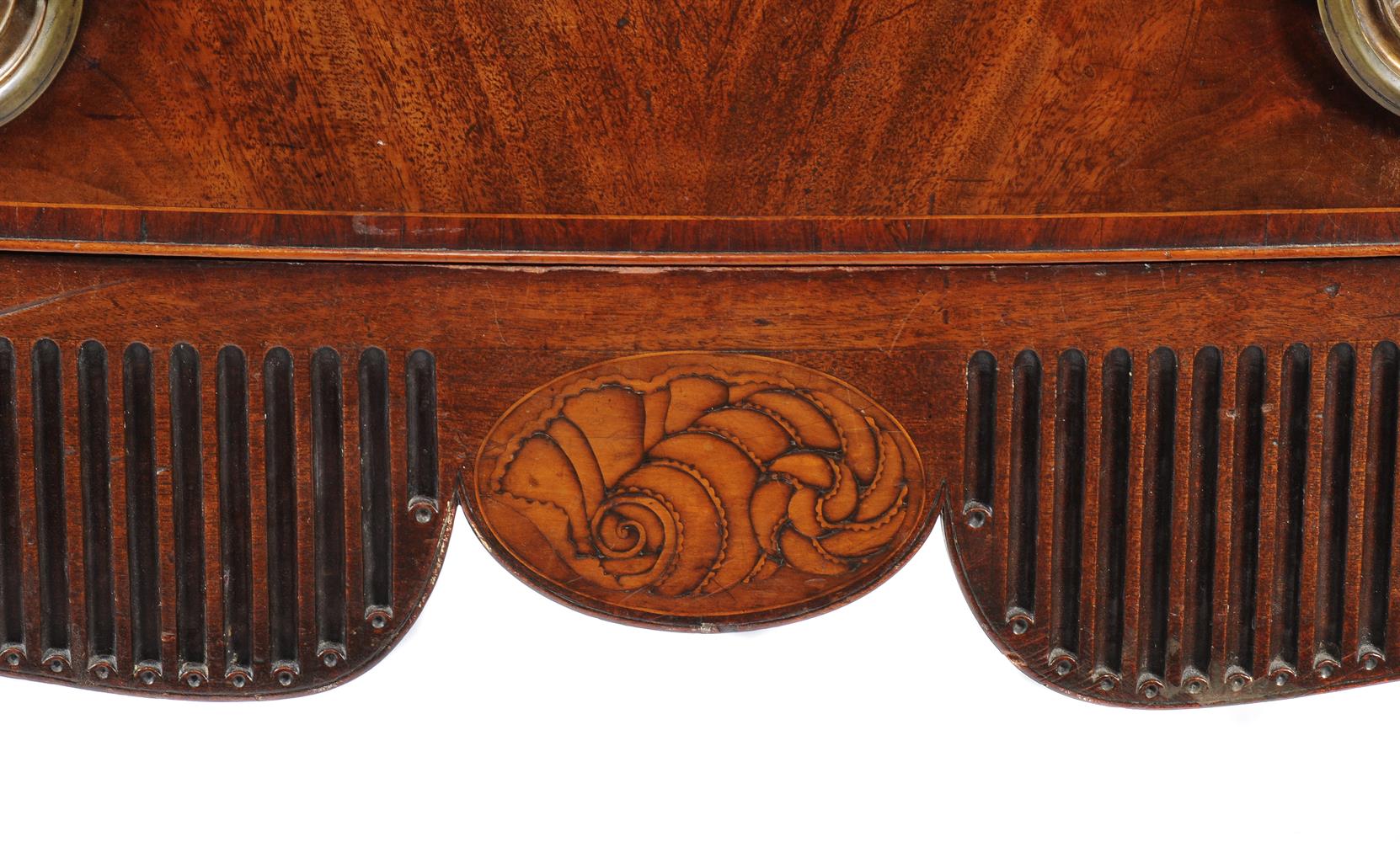 A GEORGE III MAHOGANY SIDEBOARD - Image 2 of 4