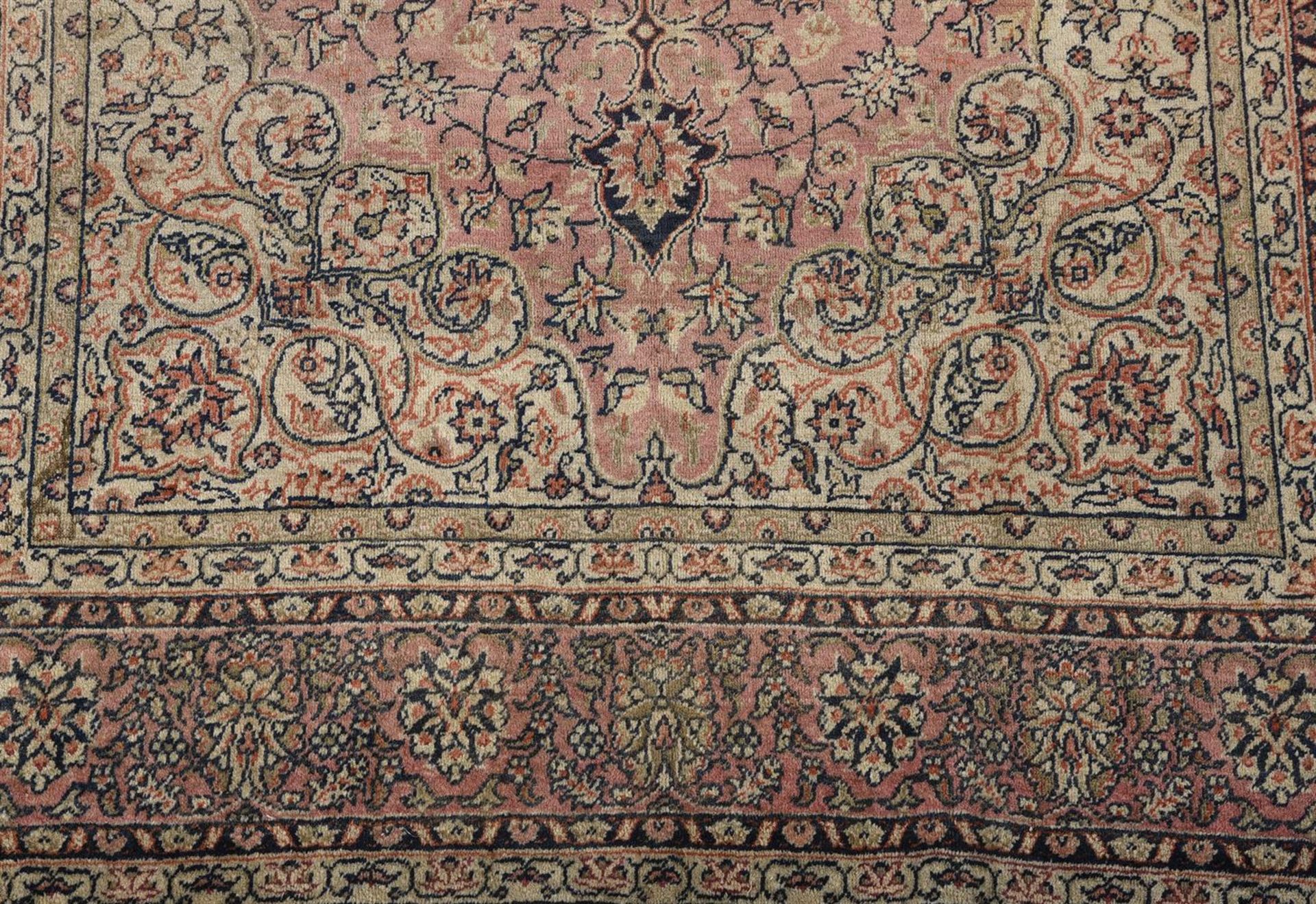 A TABRIZ RUG IN AUBUSSON STYLE - Image 3 of 3