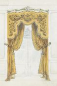 FRENCH SCHOOL (CIRCA 1900), STUDY FOR A CURTAIN DESIGN