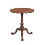 A GEORGE III MAHOGANY TRIPOD TABLE