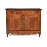 A FRENCH PROVINCIAL FRUITWOOD BUFFET