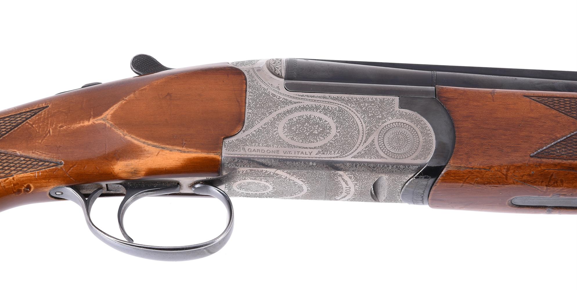 A BETTINSOLI ARMI GARDONE V.T. ITALY 3INCH CHAMBERED OVER AND UNDER 12 BORE WILDFOWLING SHOTGUN - Image 3 of 8