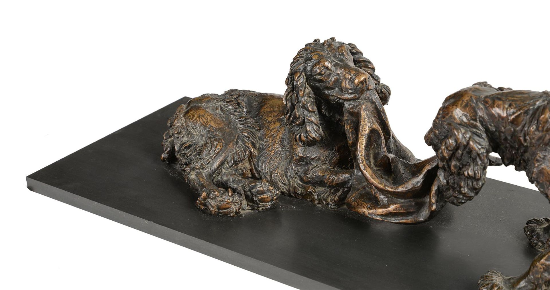 λ SALLY ARNUP FRBS, ARCA (BRITISH 1930-2015), TWO SPANIELS PLAYING - Image 2 of 3