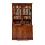 A MAHOGANY LIBRARY BOOKCASE