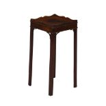 A GEORGE III MAHOGANY URN STAND