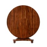 Y A GEORGE IV ROSEWOOD CENTRE TABLE