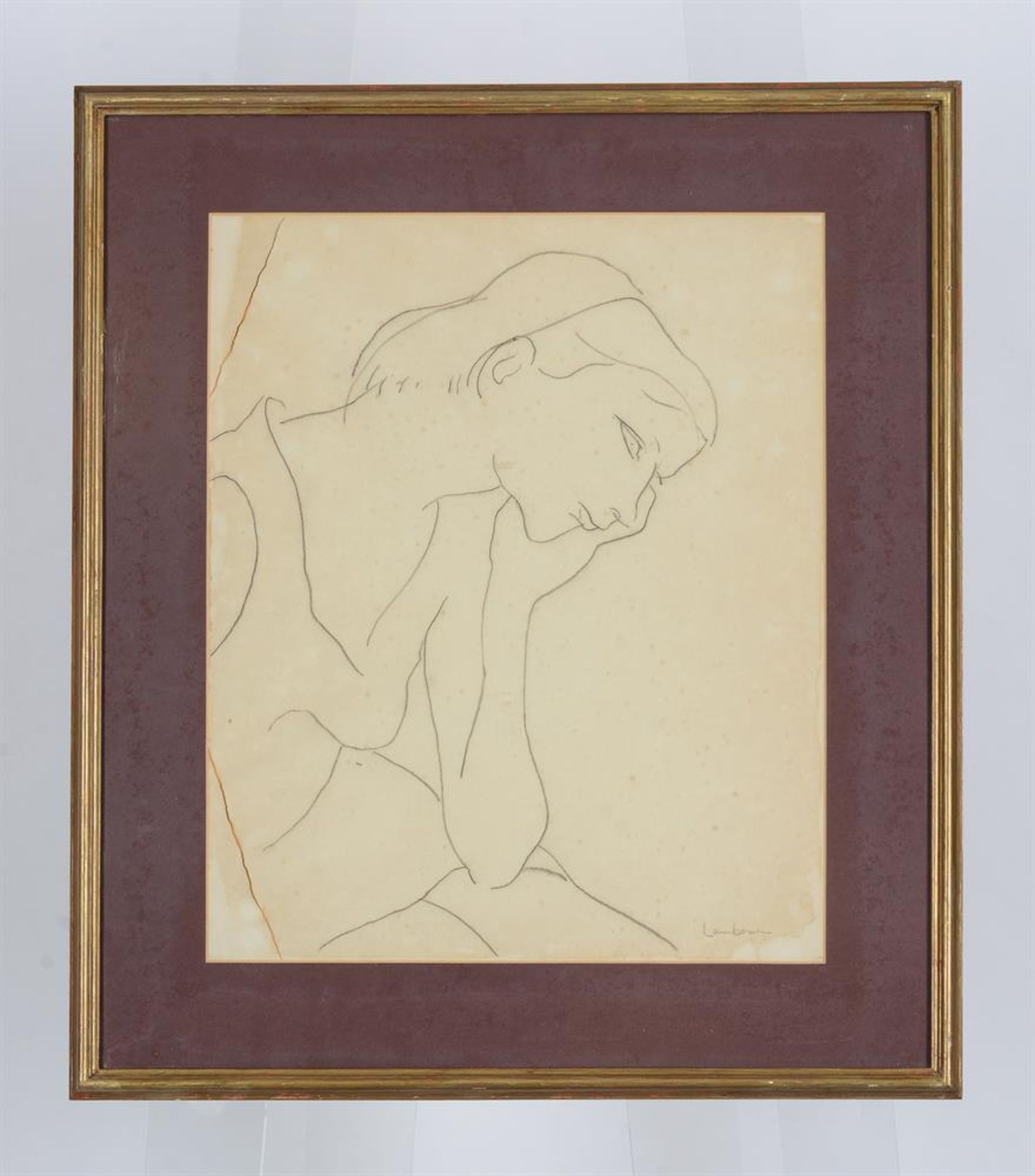 L. CANTON (BRITISH 20TH CENTURY), STUDY OF A SEATED NUDE - Bild 7 aus 8