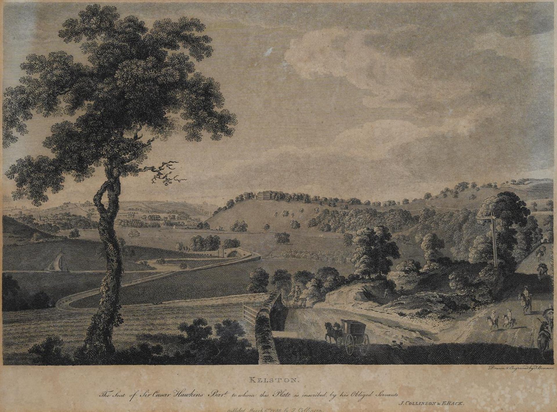 THOMAS BONNOR (BRITISH 18TH/19TH CENTURY), EIGHT ENGRAVINGS FROM THE HISTORY OF SOMERSET (1792)