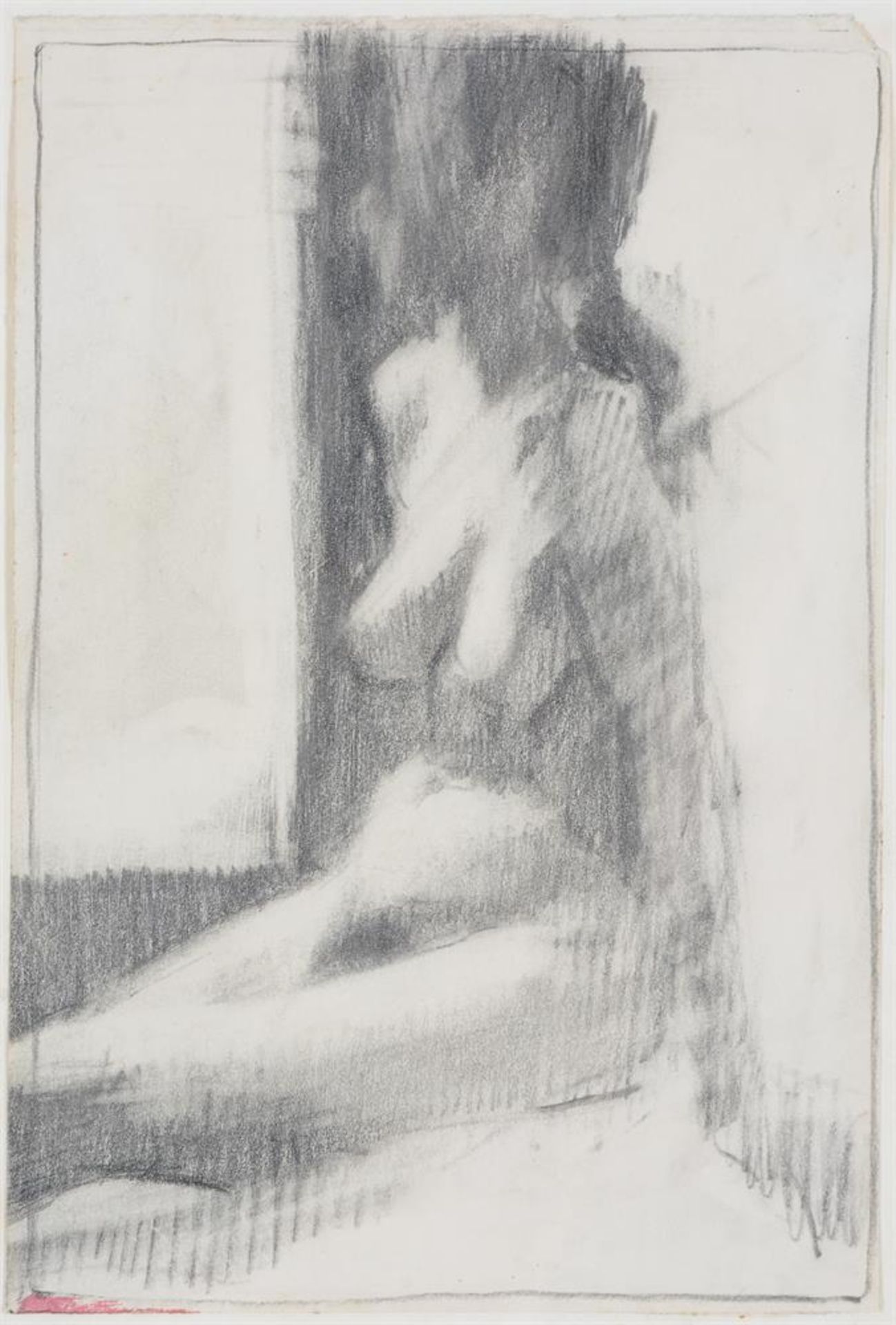 λ PETER MCGRATH (BRITISH B. 1955), STUDY OF A SEATED NUDE (SUE)