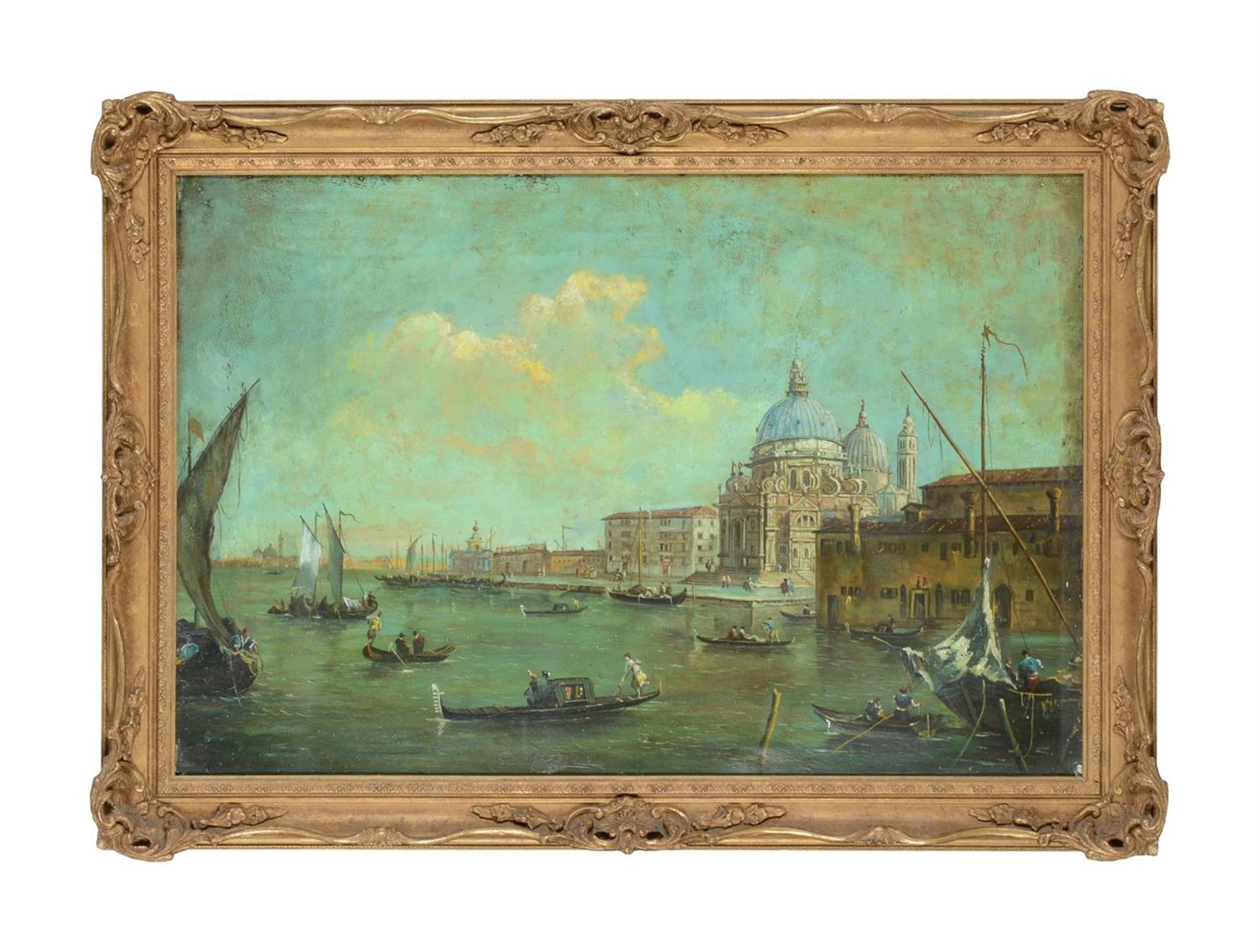 ITALIAN SCHOOL (19TH CENTIURY), VIEW OF THE GRAND CANAL, VENICE - Image 2 of 3