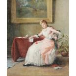 J. EVANS ECCLES (19TH CENTURY), THE LOVE LETTER