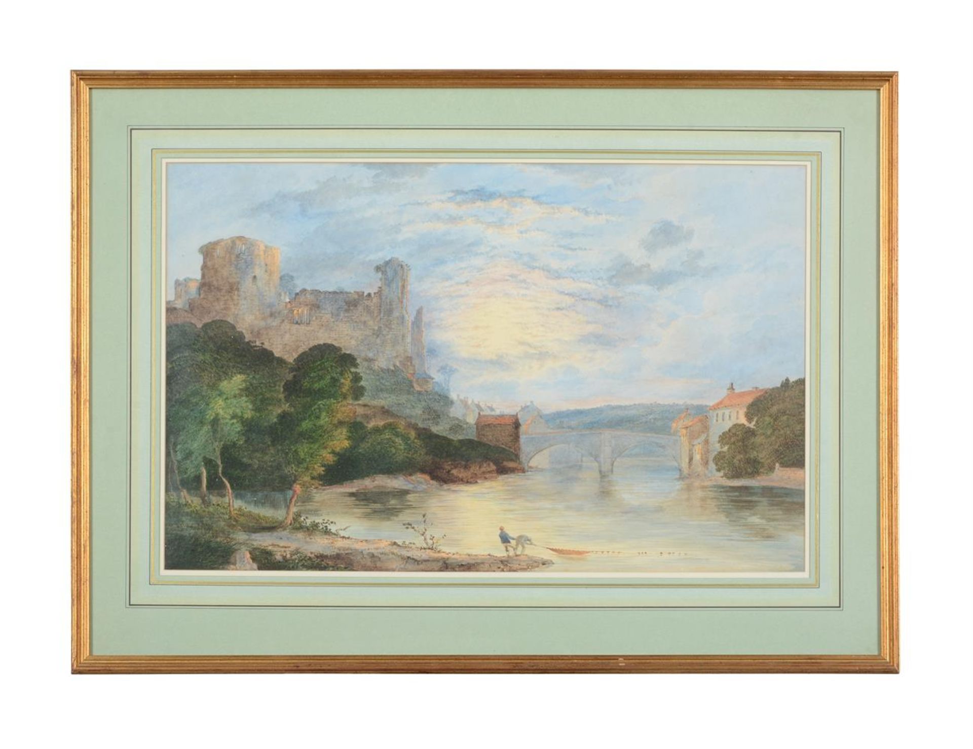 THOMAS RICHARD HOFLAND (BRITISH 1816-1876), BARNARD CASTLE - Image 2 of 3