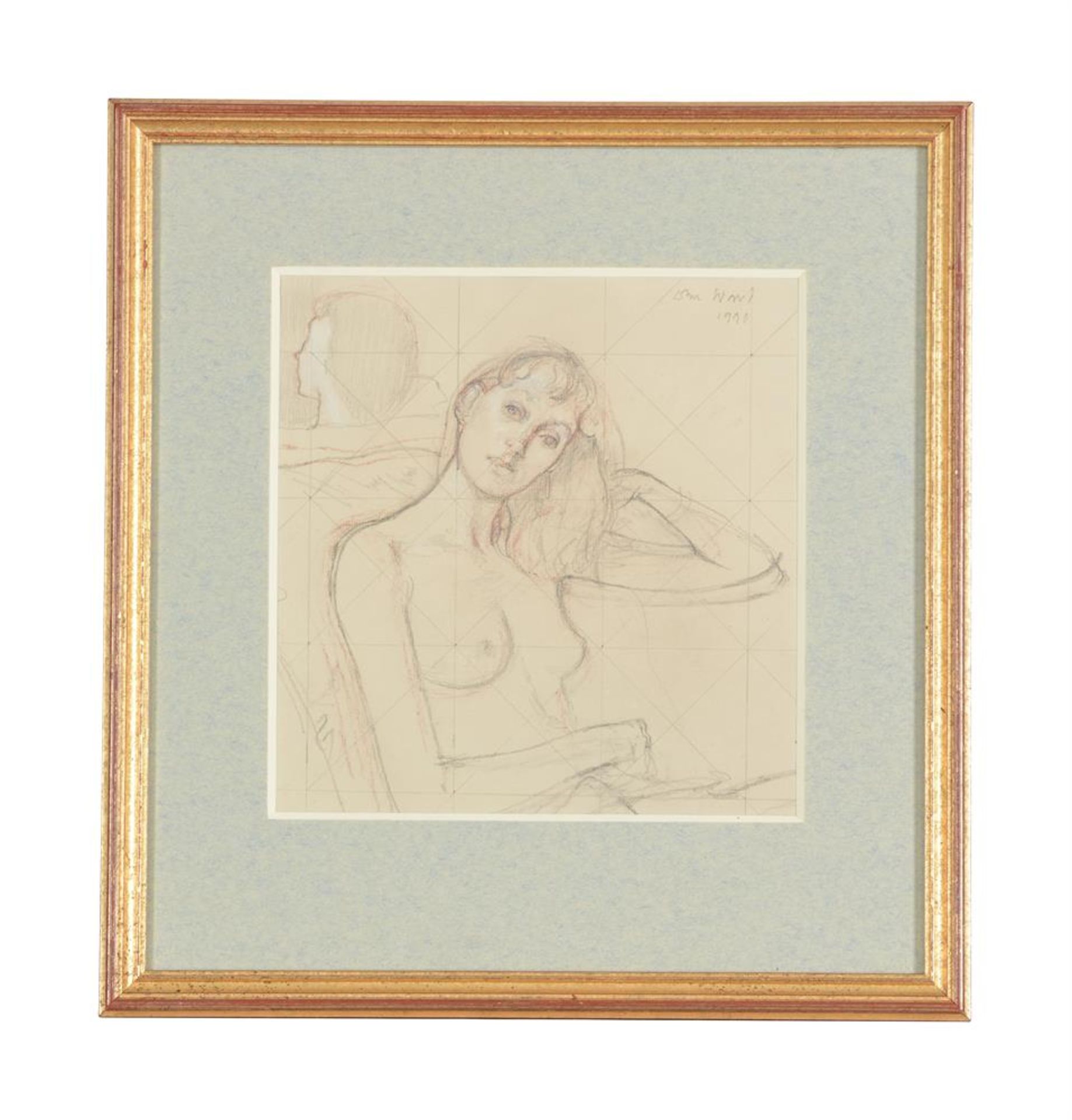 λ JOHN STANTON WARD (BRITISH 1917-2007), PIAZZO SAN MARCO; TOGETHER WITH TWO DRAWINGS OF FEMALE NUDE - Bild 6 aus 7