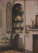 GEORGE SHERINGHAM (BRITISH 1884-1937), CORNER OF A ROOM