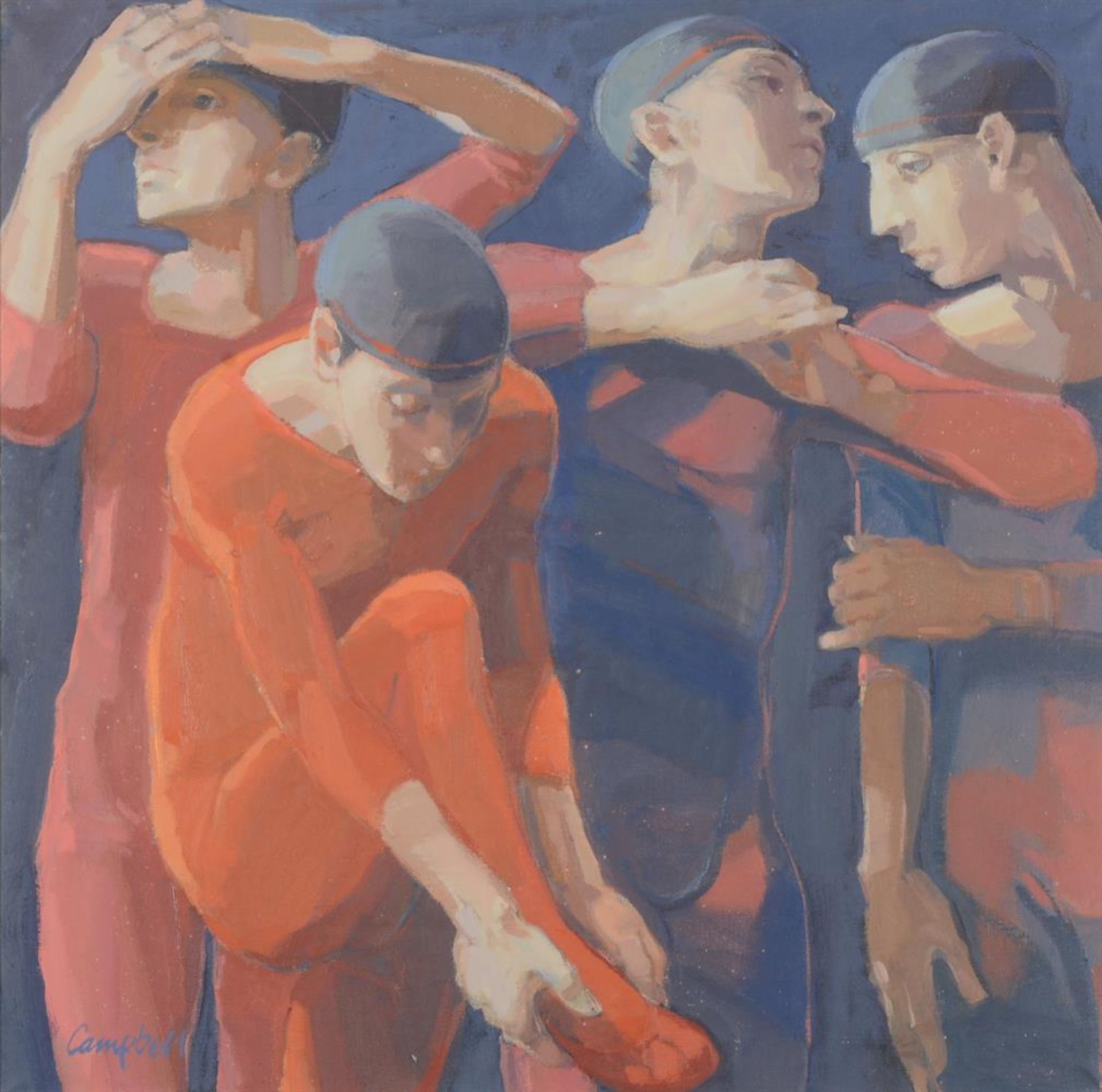 λ CATRIONA CAMPBELL (SCOTTISH B. 1940), IN THE WINGS