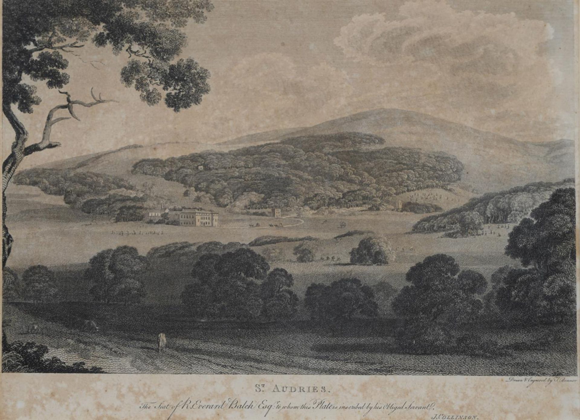 THOMAS BONNOR (BRITISH 18TH/19TH CENTURY), EIGHT ENGRAVINGS FROM THE HISTORY OF SOMERSET (1792) - Image 9 of 10