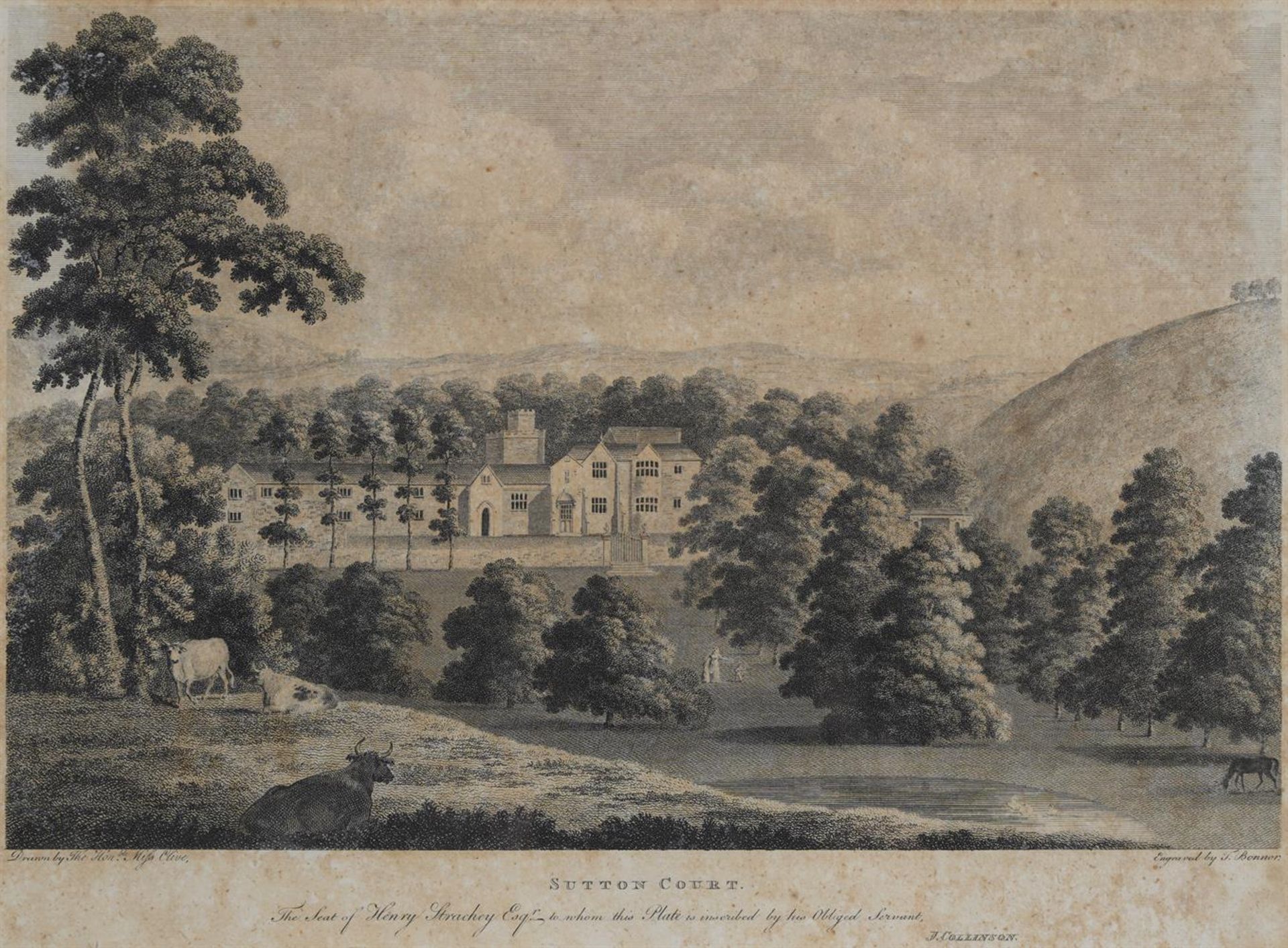 THOMAS BONNOR (BRITISH 18TH/19TH CENTURY), EIGHT ENGRAVINGS FROM THE HISTORY OF SOMERSET (1792) - Bild 7 aus 10