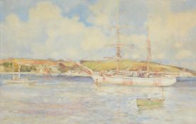 λ CHARLES EYRES SIMMONS (BRITISH 1872-1955), IN THE HELFORD RIVER, CORNWALL
