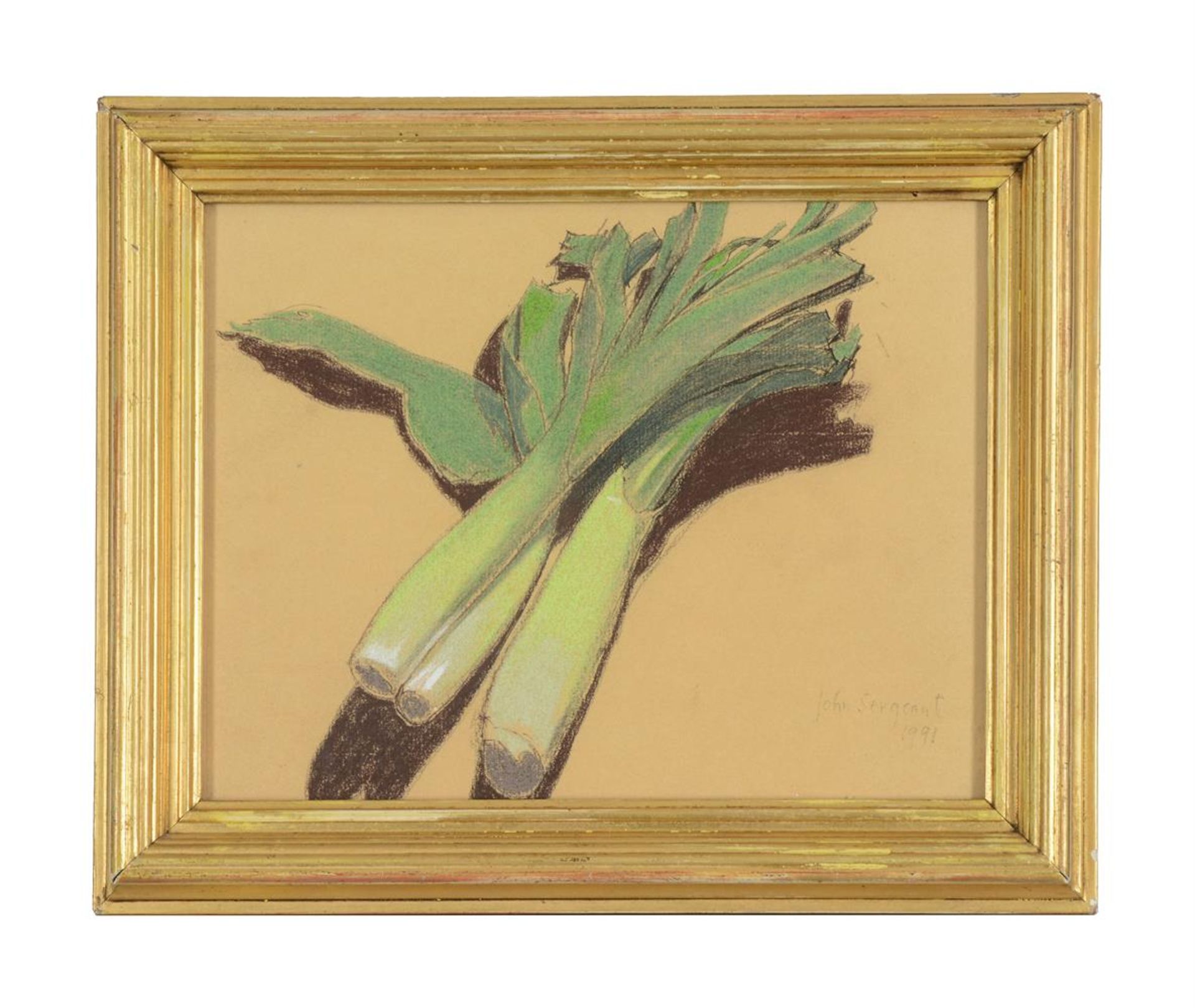 λ JOHN SERGEANT (BRITISH 1937-2010), LEEKS - Image 2 of 3