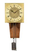 A GEORGE I POSTED THIRTY-HOUR LONGCASE OR WALL CLOCK MOVEMENT AND DIAL