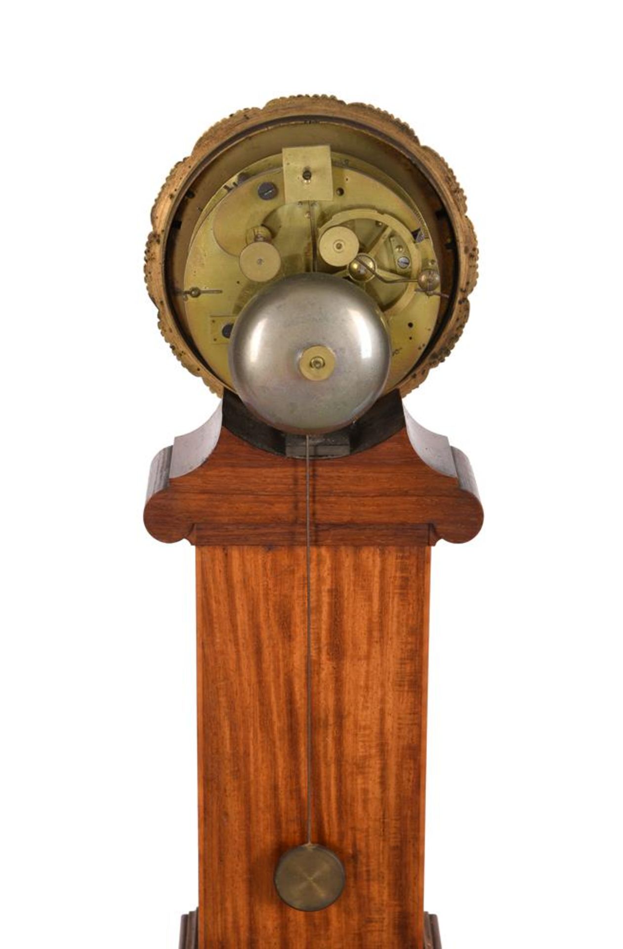 Y A FRENCH CHARLES X INLAID SATINWOOD MANTEL CLOCK WITH THERMOMETER - Bild 2 aus 2