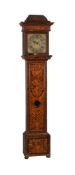 A WILLIAM III WALNUT AND FLORAL MARQUETRY LONGCASE CLOCK OF ONE MONTH DURATION